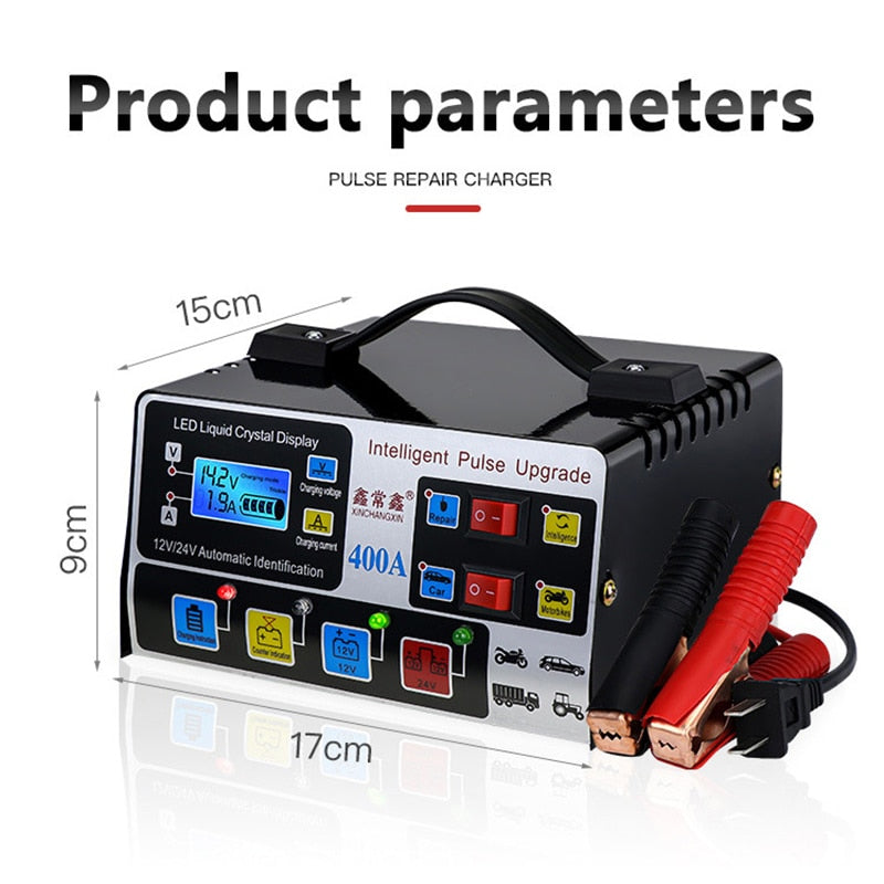 Carregador de Bateria automotivo inteligente