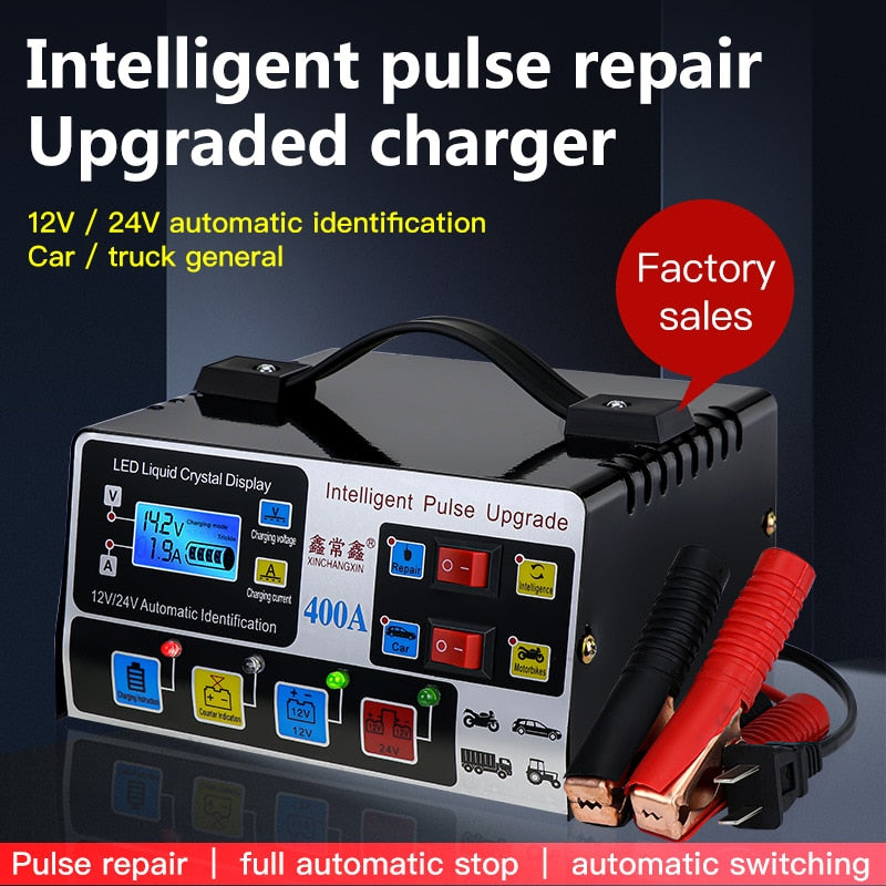 Carregador de Bateria automotivo inteligente